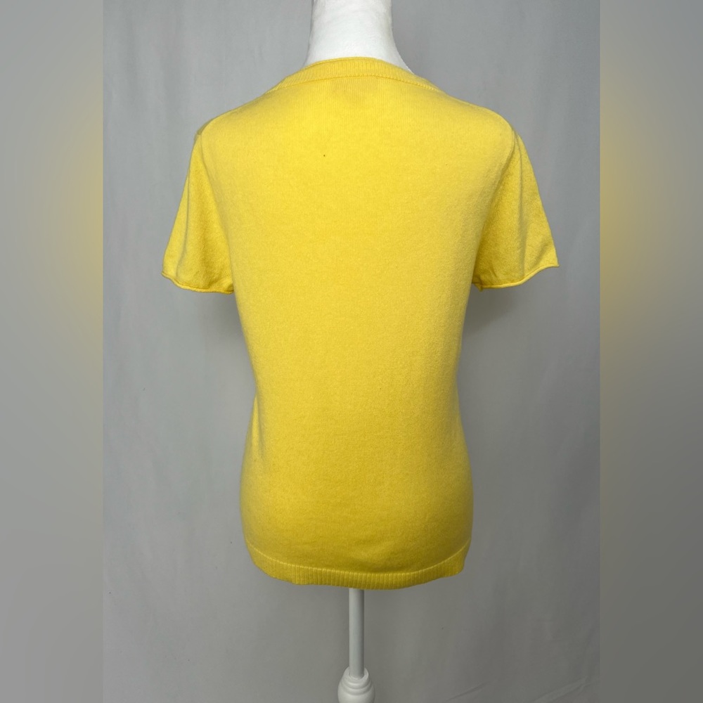 (New) Relaxed cashmere T-shirt / B001 - Picture 3 of 8